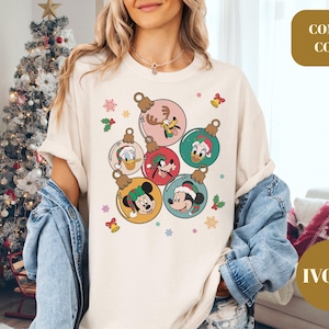 Vintage Mickey And Friend Christmas Shirt,Disney Ears Christmas Shirt,Disney Christmas Shirt,Disney Trip Shirt,Disney Family Christmas Shirt
