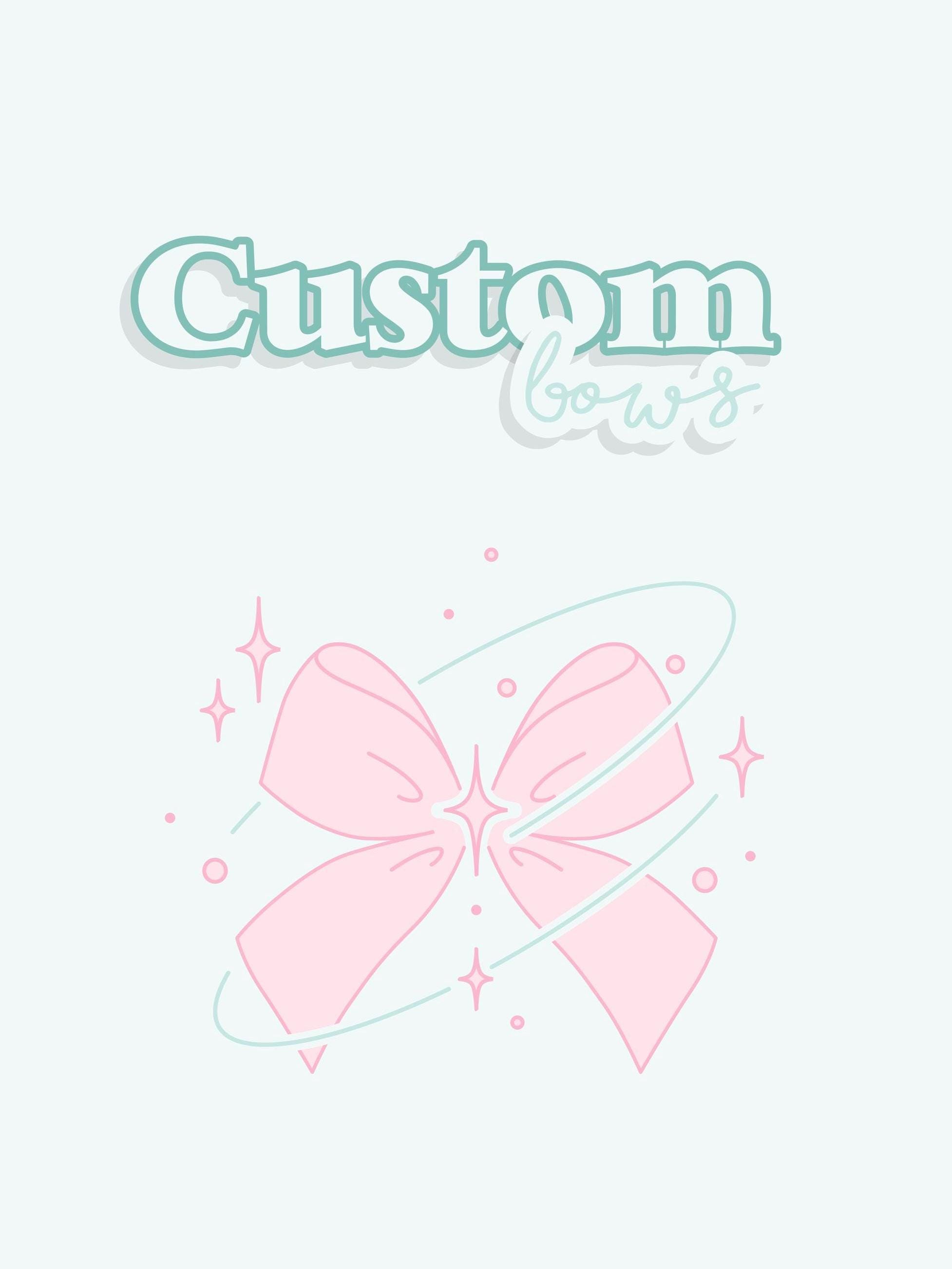 Custom lightstick bow