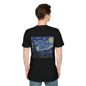Van Gogh Starry Night Shirt | Classic Art T-Shirt | Famous Painting Tee | Aesthetic Museum Gift,Unique  Art Print