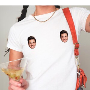 Personalized Groom Face Nips Baby Tee, Face On Shirt, Bachelorette Party Gift, Party