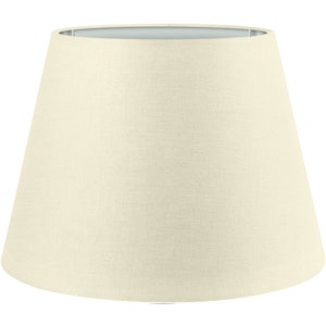 Wogati® Premium lampshade E14/E27 cotton different sizes & colors Ø bottom 20-35 cm floor lamp Hanging lamp Table lamp Creme