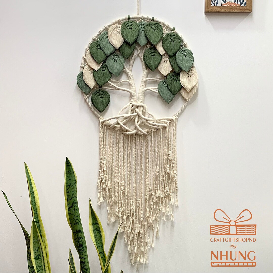 Macrame Tree of Life Dreamcatcher Wall Hanging Boho Macrame - Etsy