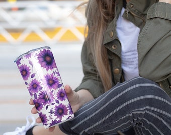 Purple Sunflower Tumbler 20oz