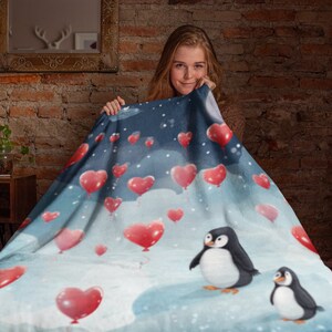 Cozy Heart Penguin Plush - Etsy