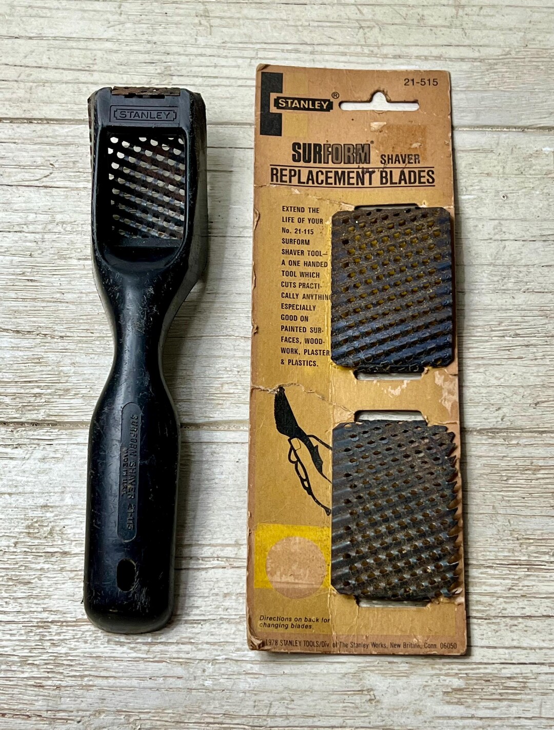 Surfuorm Rasp Stanley Surform Shaver #21-115, 7.5” Curved Rasp Tool, Plus 2 Extra ...
