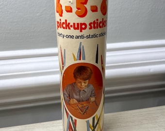 4-5-6 Pick Up Sticks Game - Vintage 1972
