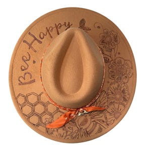 Burned Hat Bee - Etsy display picture 1