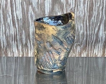 Vintage Studio Pottery Vase Signed By Artist