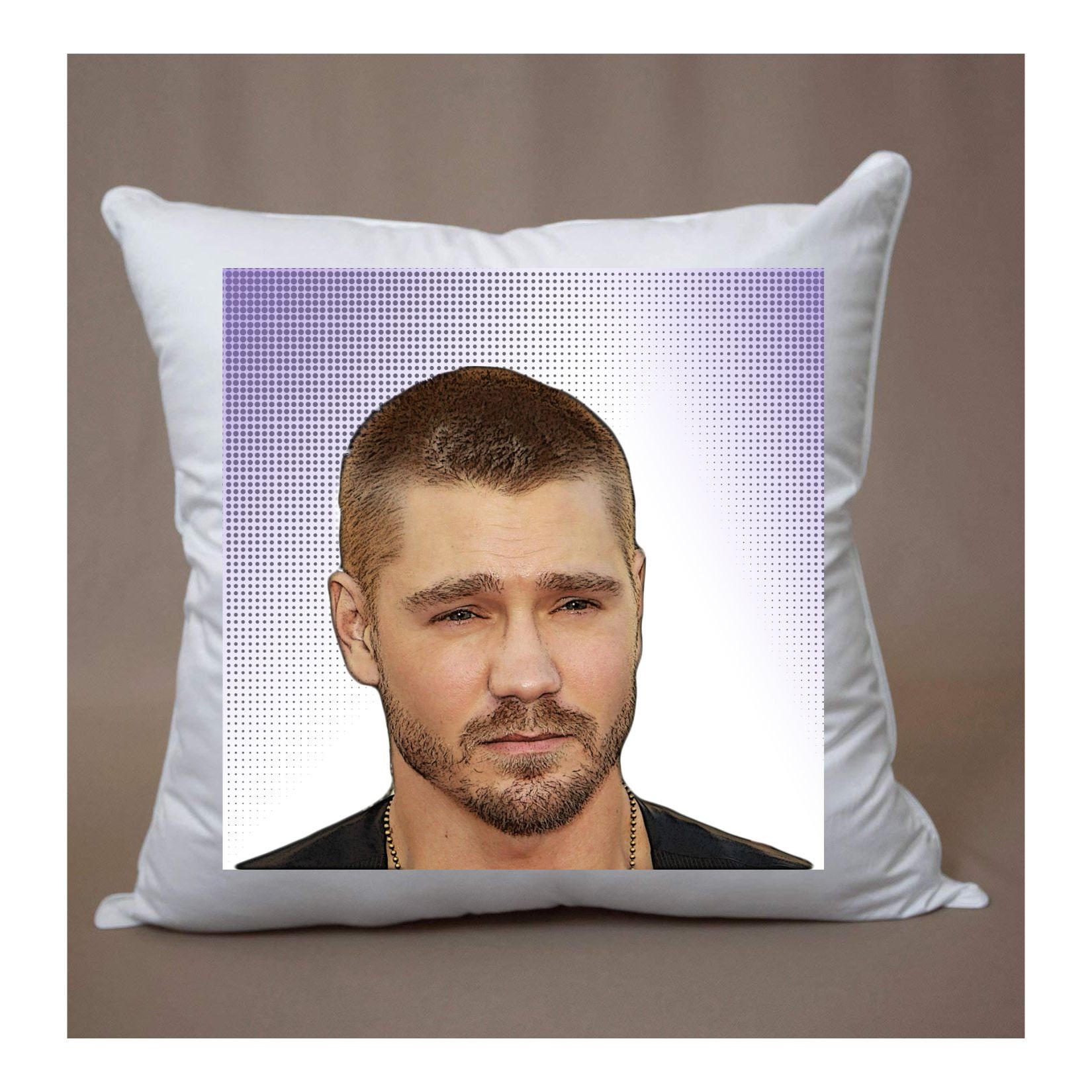 Roblox Chad Face Meme Spun Polyester Square Pillow 