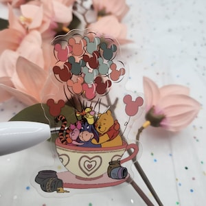 Winnie the Pooh teacup sticker