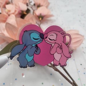 Stitch and Angel Kiss Sticker