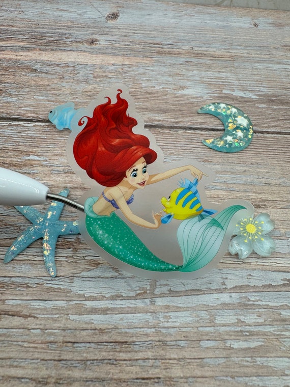 Ariel and Flounder Sticker