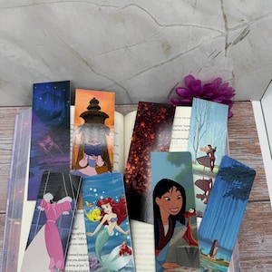 Belle -tangled - Aurora or Tiana Bookmark Mat or Laminate or Glossy 6*2