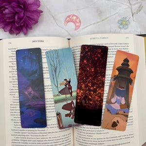 Belle -tangled - Aurora or Tiana Bookmark Mat or Laminate or Glossy 6*2