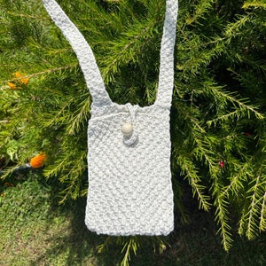 Knitted phone bag, Crochet Phone Case, crossbody bags for women, womens purses and handbags, cute tote bags