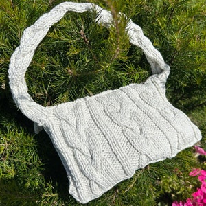 Braid Bag, Handmade handbags womens designer, Crossbody bags for women, Knit bags, Braid bag, Knitted handmade bag