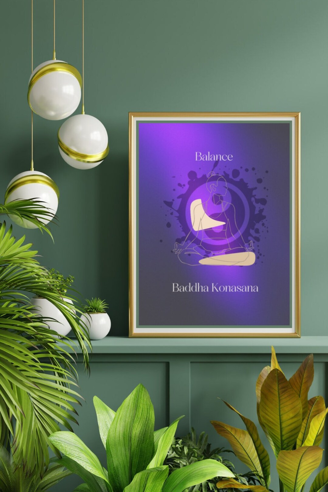 Yoga Pose Aesthetic Wall Art- Downloadable File 16in X 20in - Etsy