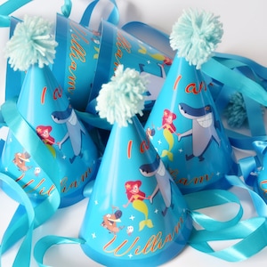 Set of 5 personalized hats