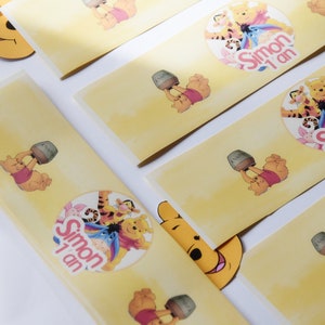 Lot de 10 contours Bouteilles Winnie l'ourson