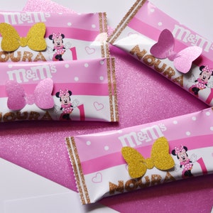 Personalized M&m&#39;s Minnie mouse