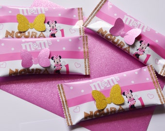 Personalized M&m's Minnie mouse