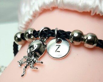 Octopus bracelet, octopus gift, octopus lover gift, octopus jewelry, octopus charm, cute, funky, scuba diving