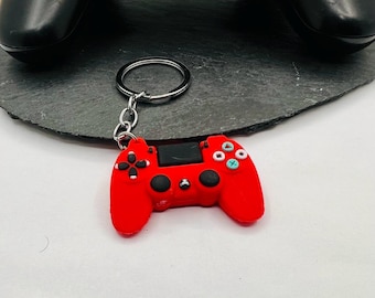 Pvc game controller, ps Joystick Keychain,pair game console,game lover gifts, pendant joystick,