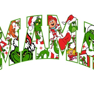 Retro Christmas Mama PNG, Retro Christmas PNG, Grinc Mama Sublimation Designs, Christmas Mama png, Holy joly mama png, Sublimation
