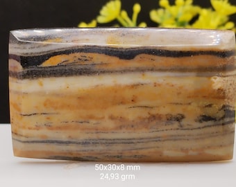 Natural Maligano Jasper Gemstone | Unique Pattern Indonesian Jasper | 100% Natural Cabochon | Free Drilling Option