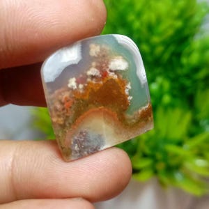 Flower moss agate