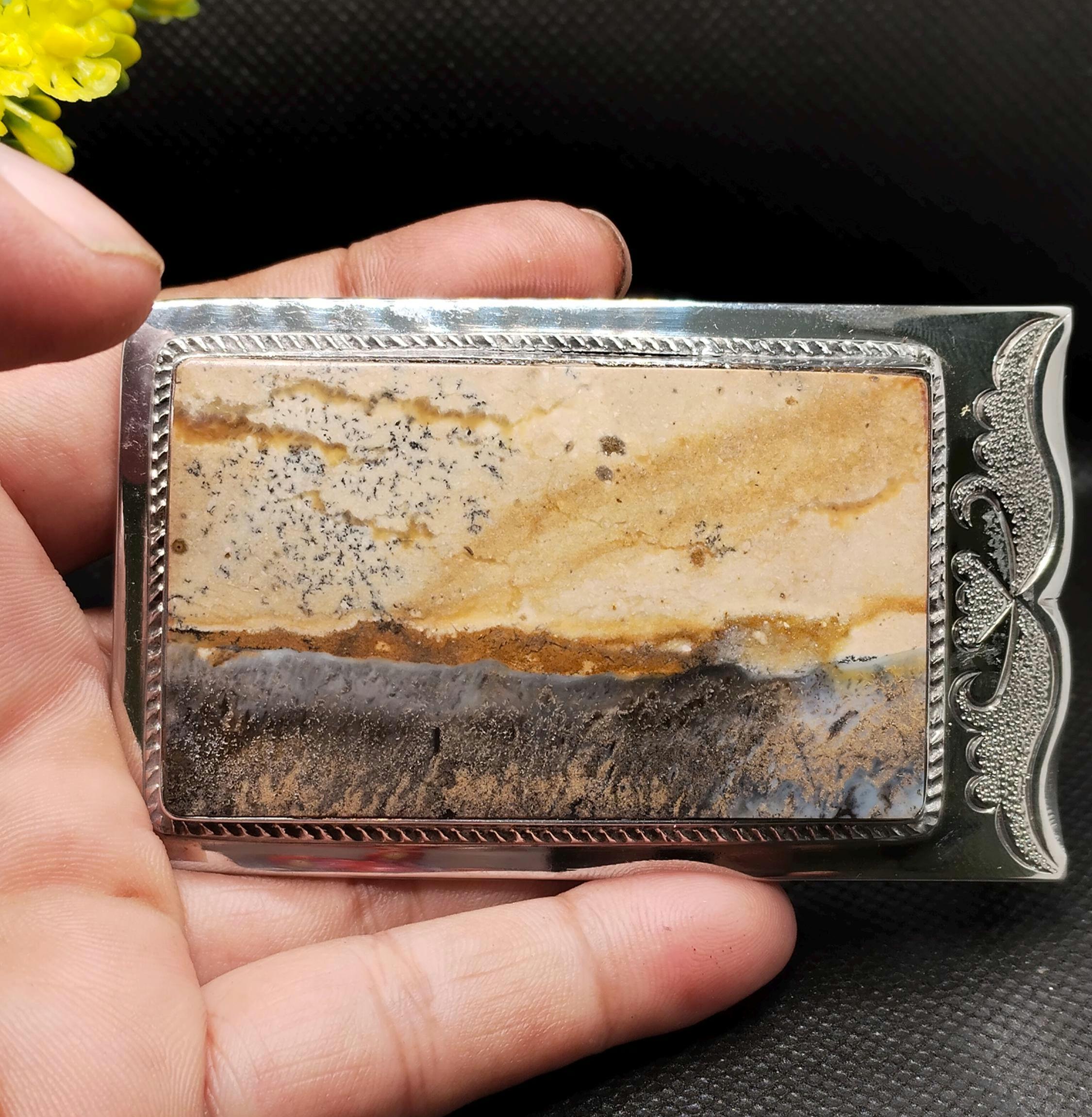 Belt Buckle With Gem Stones - Etsy
