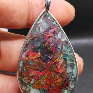 chrysocolla pendant stone