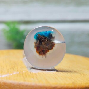 Small chrysolla native copper,in chalsedony,gift women,crystal healing