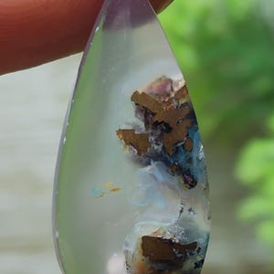chrysolla native copper,in chalsedony,gift women,crystal healing