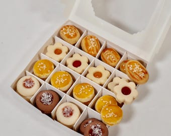 Special mix norouz cookies, mix haftseen cookies, persian cookies, shirini, small bits party cookie tray (various options of 4 cookies)