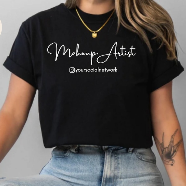 Makeup Artist Custom Shirt, Personalized Makeup Artist Sweatshirt, Makeup Artist Gift, Makeup Artist Shirt, Makeup Artist Custom Shirt