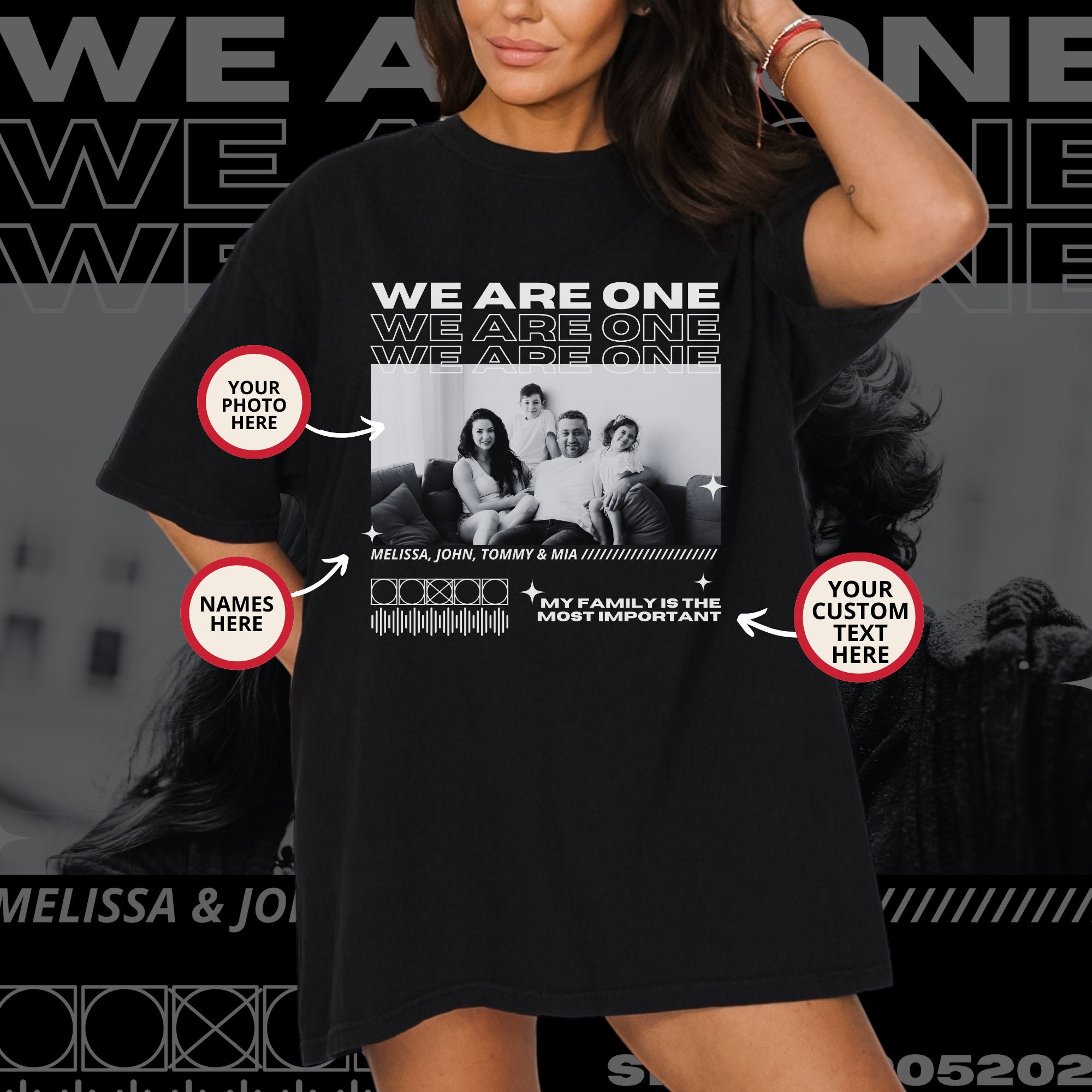 We Are One Shirt, Only You Shirt, Custom Photo Shirt