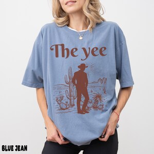 Yee Haw-shirt voor paren, bijpassende paren Valentine-shirt, The Yee The Haw T-shirt, grappig cowboy cowgirl-shirt, westerse paren shirts afbeelding 2