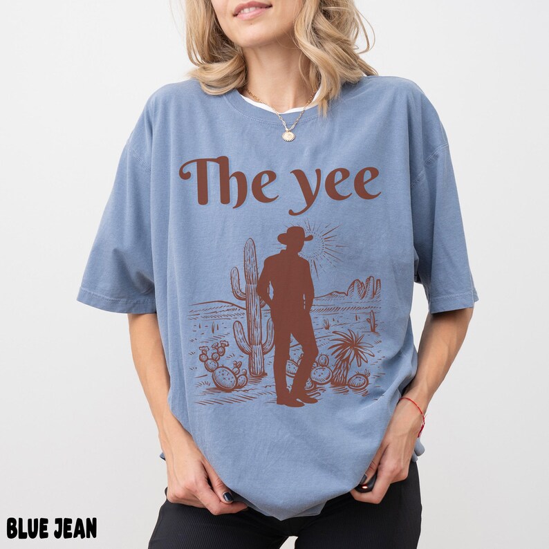 Yee Haw-shirt voor paren, bijpassende paren Valentine-shirt, The Yee The Haw T-shirt, grappig cowboy cowgirl-shirt, westerse paren shirts afbeelding 2