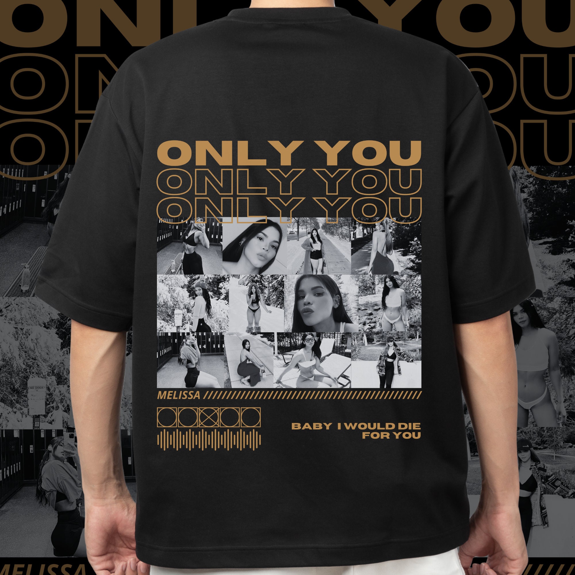 Only You Girlfriend Shirt, Only You Shirt, Girlfriend Collage Shirt