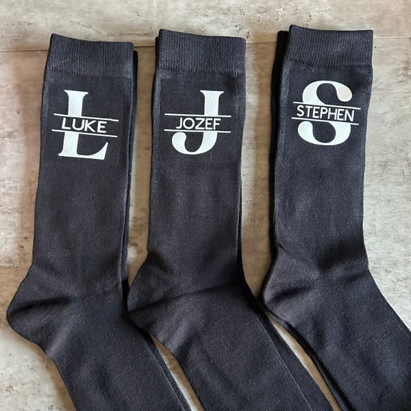 Mens Dress Socks Monogram - Etsy