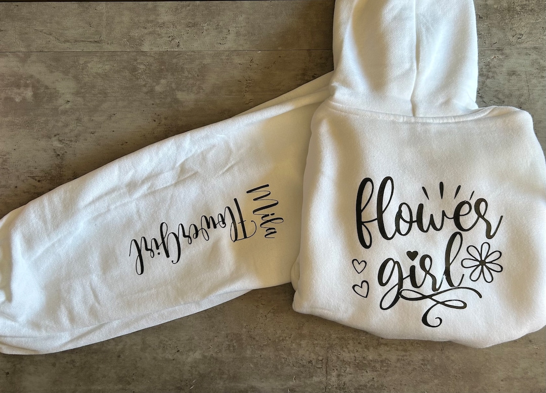 Custom Flower Girl Wedding Sweatsuit Etsy