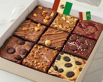 Gluten-Free Luxury Letterbox Chocolate Brownies | Rich Fudgy Artisan Dessert | Gourmet Gift