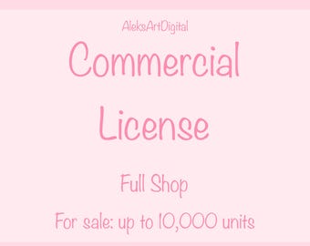 Full Commercial Store License for up to 10,000 Sales (PDF)
