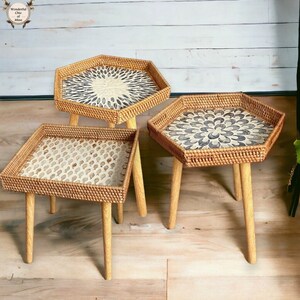 Wicker Coffee Table Etsy Ireland