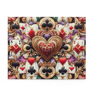 Puzzle a forma di cuore con gioielli, disponibile in 3 misure