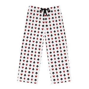 Pajama Hose in Card Suit Print: Lounge in Stil und Komfort