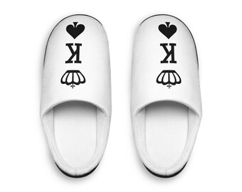 Pantufas de lã King of Spades para seu jogador de cartas favorito