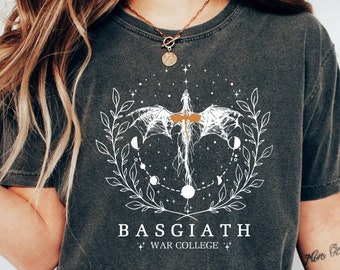 Comfort Colors Shirt, Basgiath War College Tee, Dragon Rider Tee, Fourth Wing Tee, Fly Or Die Tee, Riders Quadrant Tee, Dragon Girls Shirt