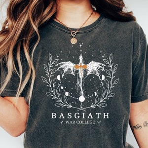 Comfort Colors Shirt, Basgiath War College Tee, Dragon Rider Tee, Fourth Wing Tee, Fly Or Die Tee, Riders Quadrant Tee, Dragon Girls Shirt